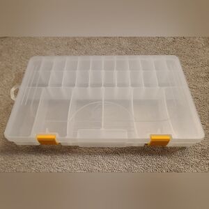 Plano (36x23cm) Divided Compartments Plastic Storage Organizer Container